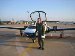 Patrick Dixon's First ever solor flight in a T-37